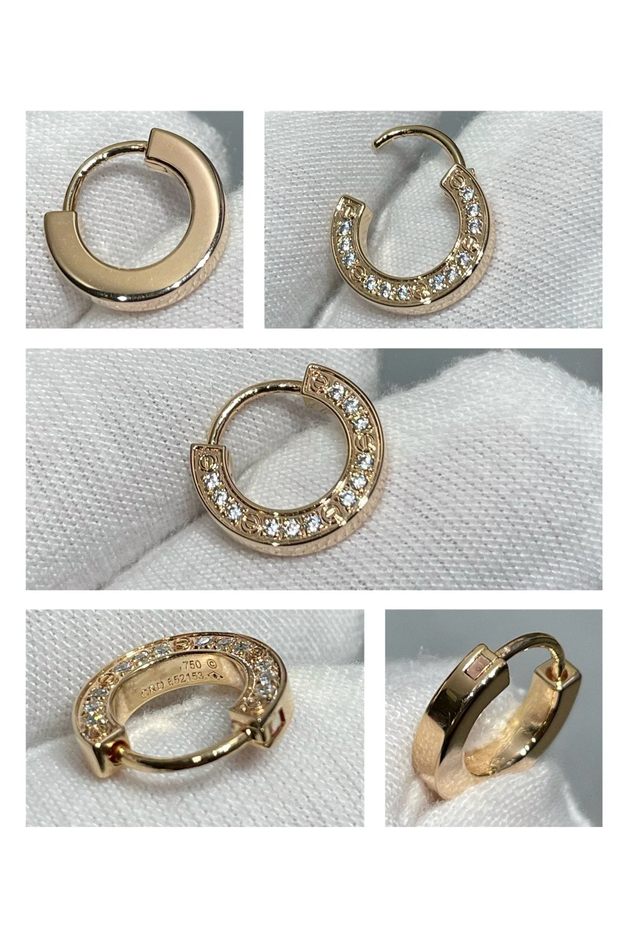 Regalia jewelryLOVE DIAMOND EARRINGS