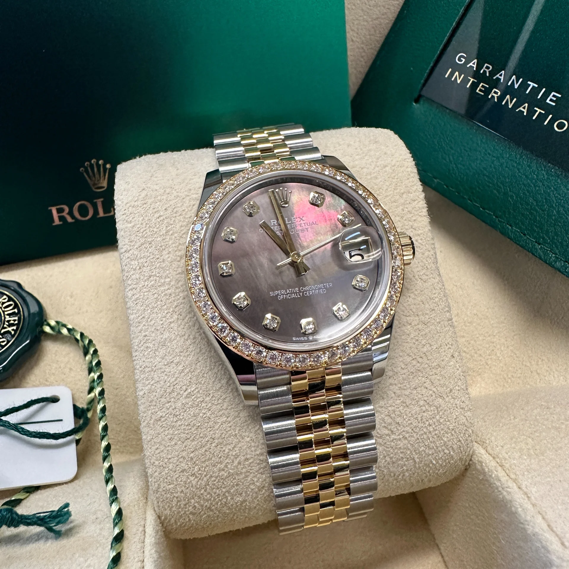 【Super Clone】ROLEX Datejust m278383-0023/0024 31mm Mother of Pearl Dial Oyster Bracelet