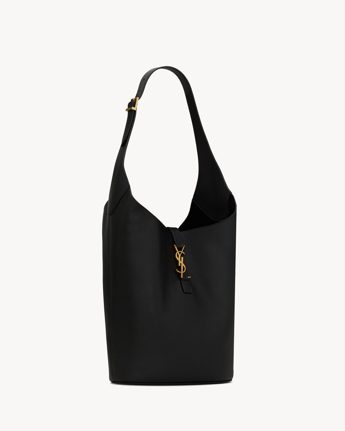 YSL LE 5 À 7 Hobo Grained Leather