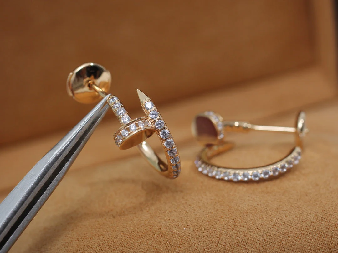 Regalia jewelryJUSTE EARRINGS 12.75MM PINK GOLD DIAMOND