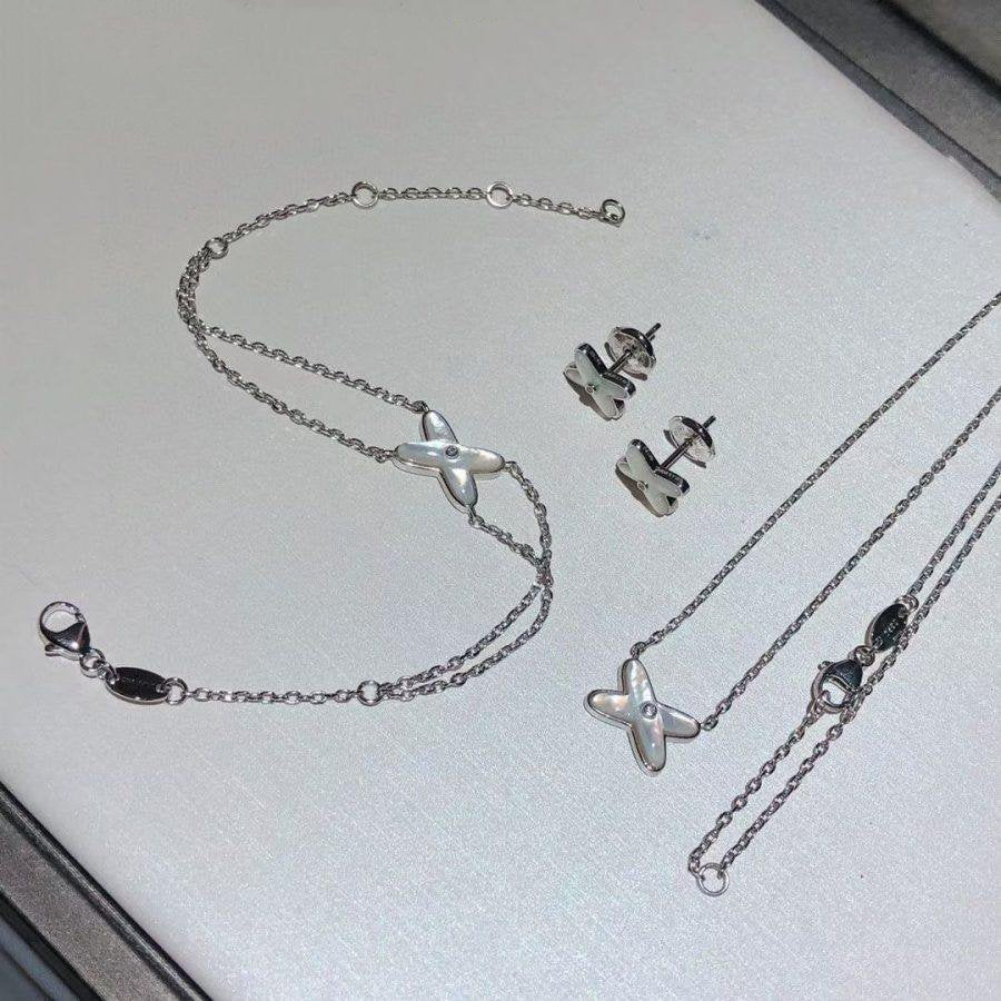 Regalia jewelryJEUX BRACELET WHITE MOP SILVER 1 DIAMOND