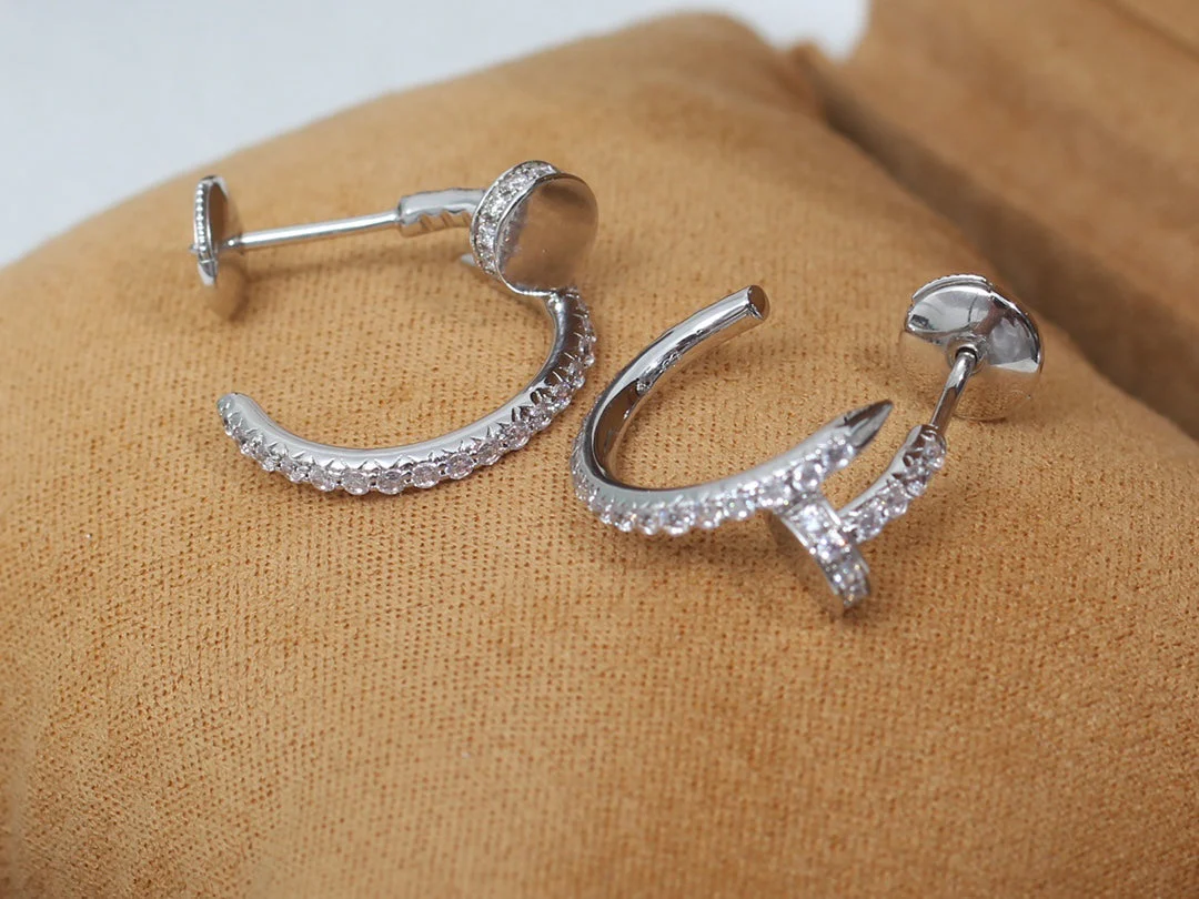 Regalia jewelryJUSTE EARRINGS 12.75MM SILVER DIAMOND