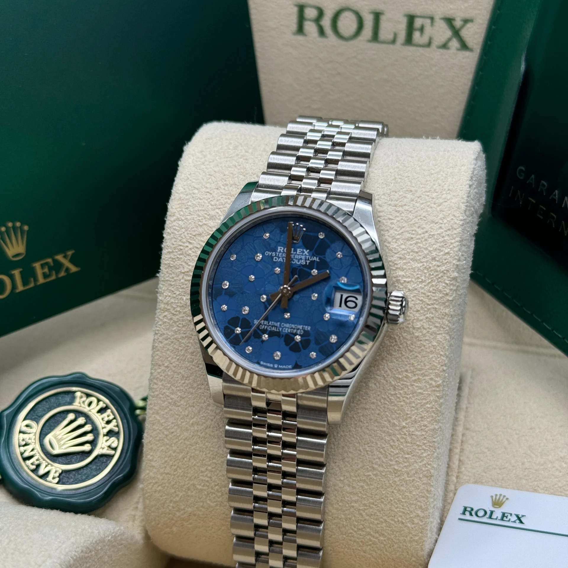 【Super Clone】ROLEX Datejust m278274-0035/0036 Azzurro Blue Dial Oyster Watch