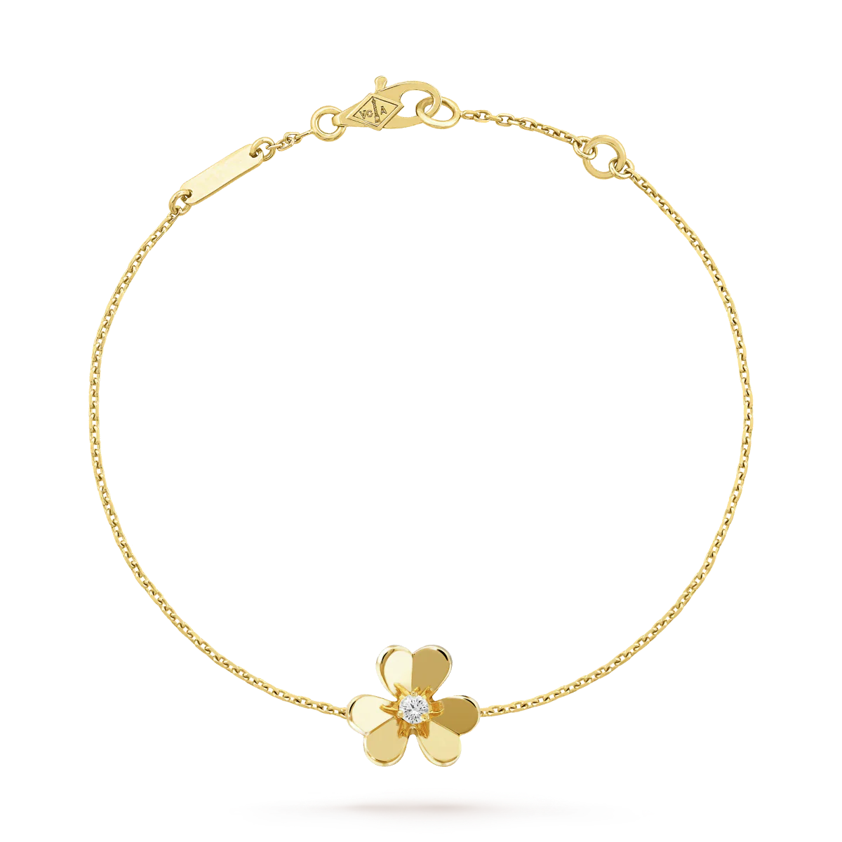 Regalia jewelryFRIVOLE GOLD FLOWER PINK MALACHITE BRACELET