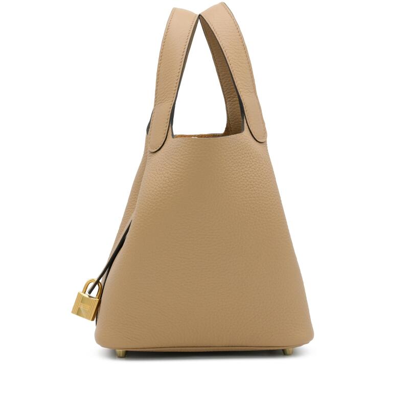 Hermès Chai Clemence Picotin Lock 18 Gold Hardware