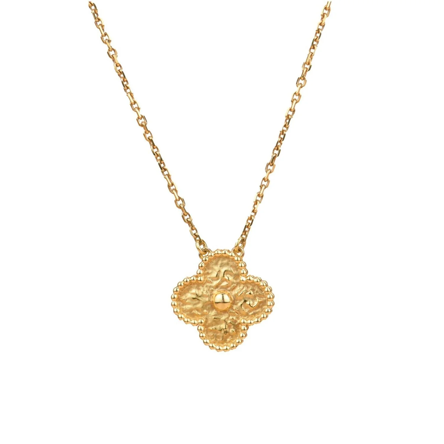 Regalia jewelryCLOVER 15MM  BRONZING NECKLACE