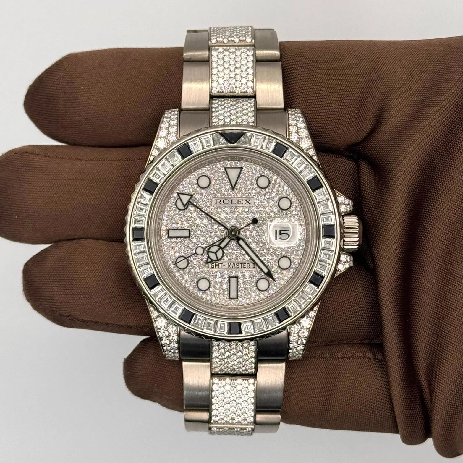 【Super Clone】ROLEX GMT Master II 116759SANR 40mm