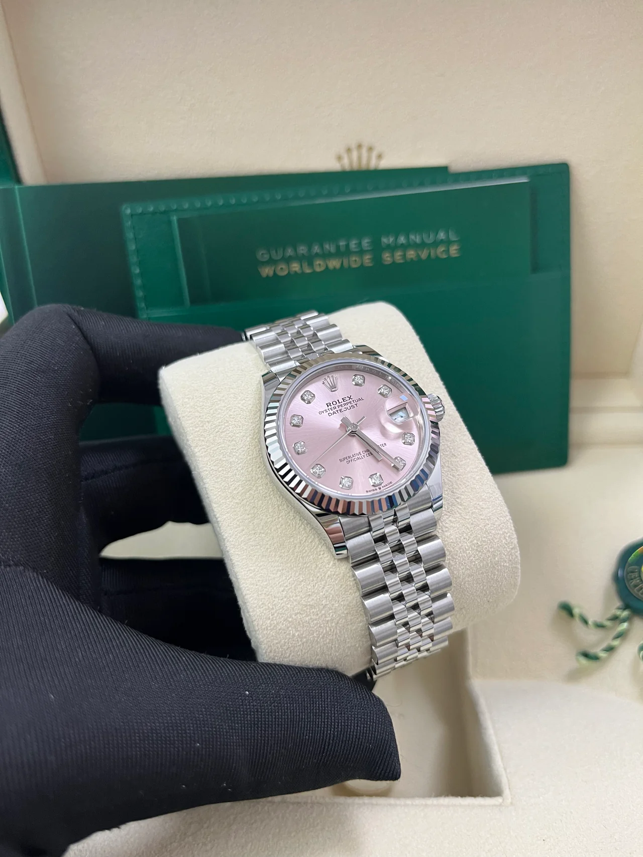 【Super Clone】ROLEX Datejust m278274-0031/0032 Pink 31mm Dial Oyster Watch
