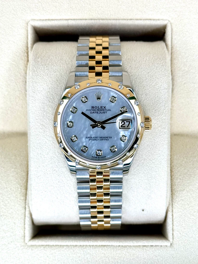 【Super Clone】ROLEX Datejust m278341-0025/0026 Mother-of-Pearl Dial 31mm Jubilee Bracelet