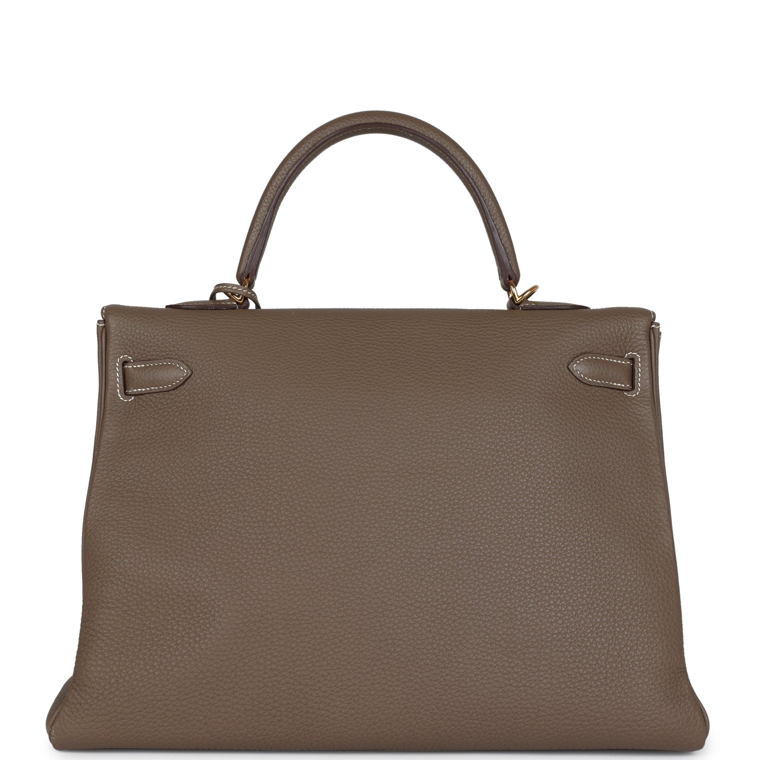 Hermès Kelly Retourne 35 Etoupe Togo Gold Hardware