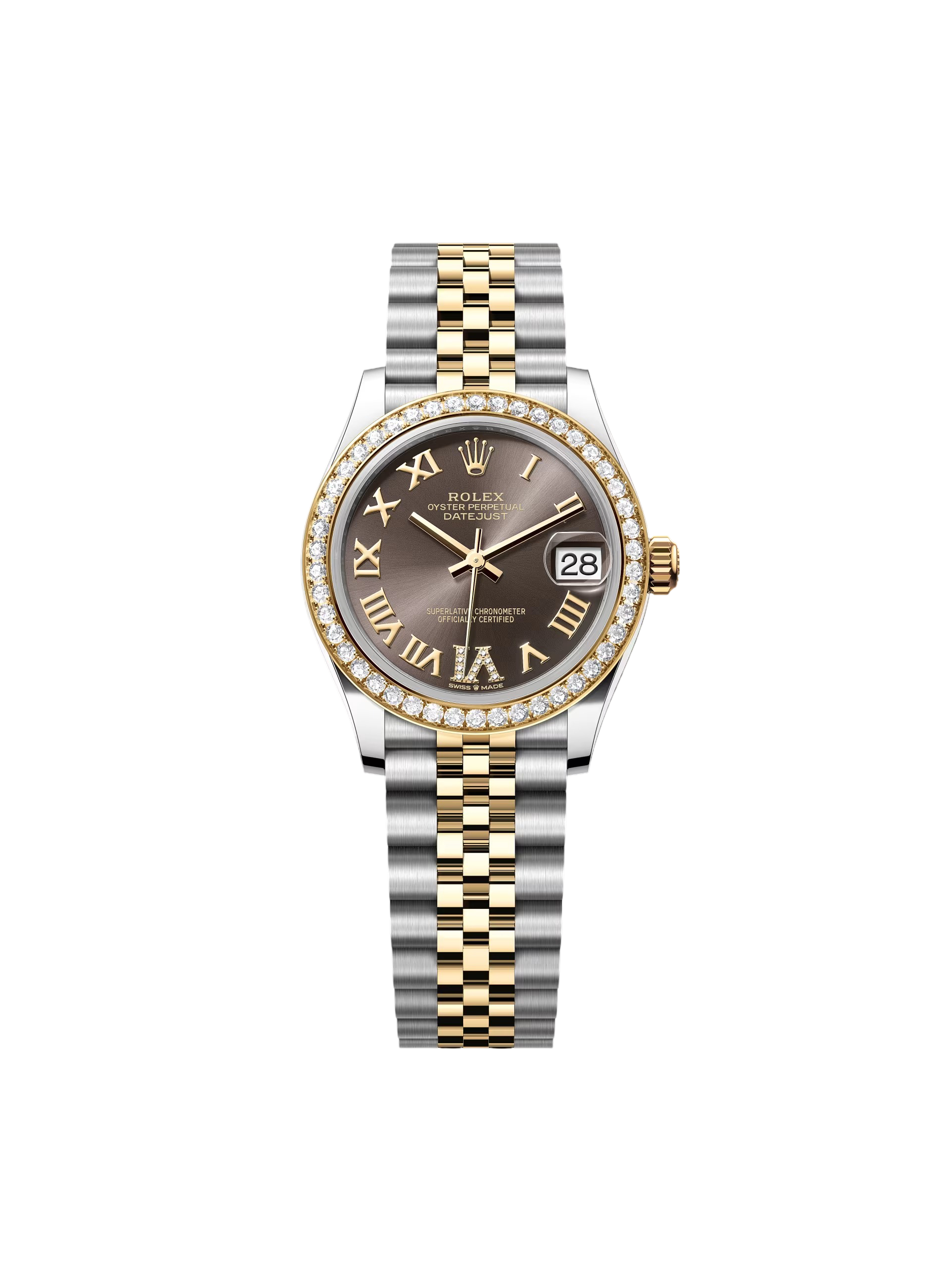 【Super Clone】ROLEX Datejust m278383RBR-0017/0018 31mm Dark Grey Dial Oyster Bracelet