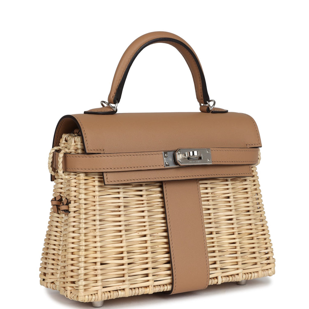Hermès Mini Picnic Kelly 20 Chai Swift Palladium Hardware