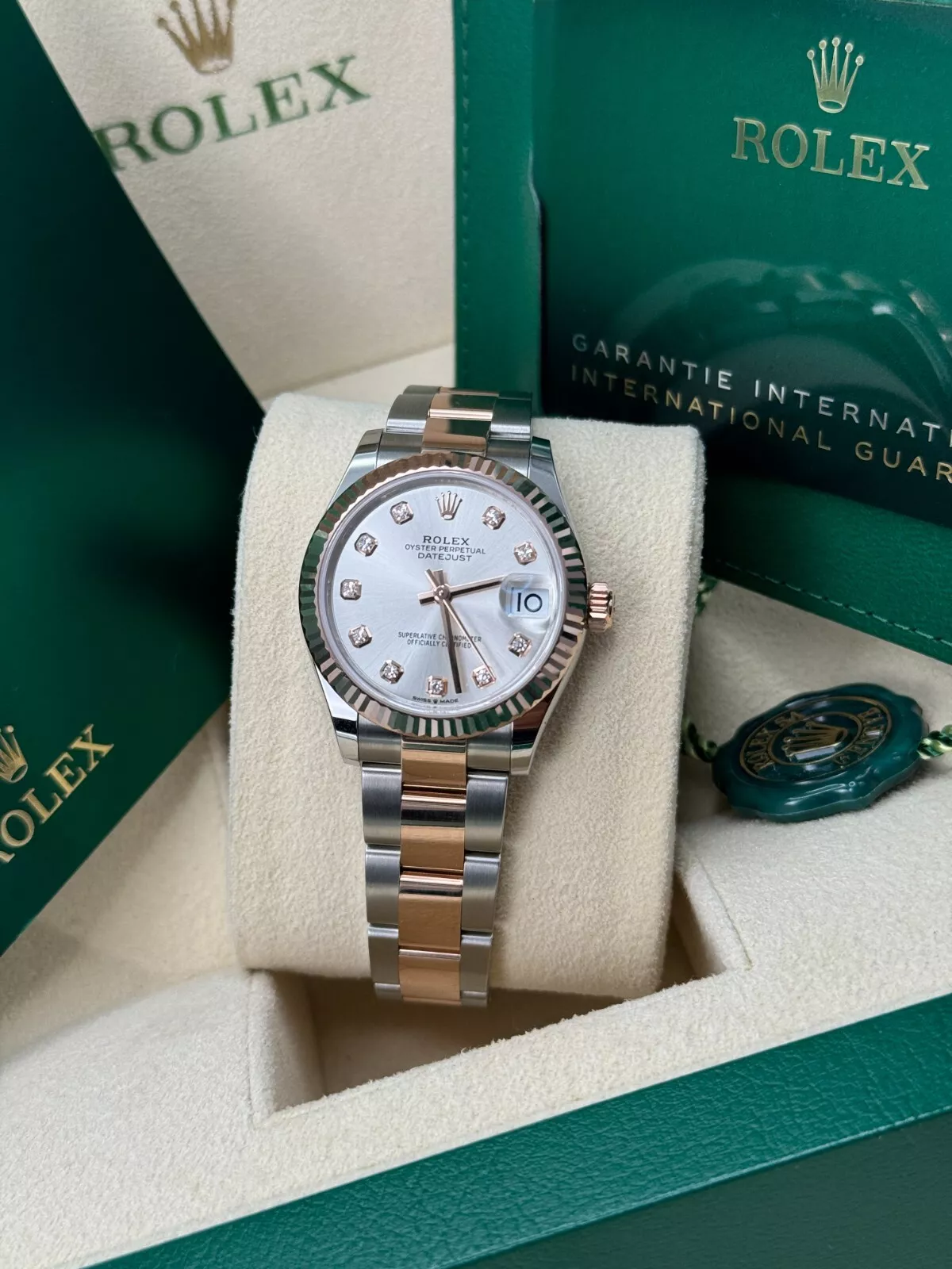 【Super Clone】RLX Datejust m278271-0015/0016 Silver 31mm Dial Oyster Bracelet Watch