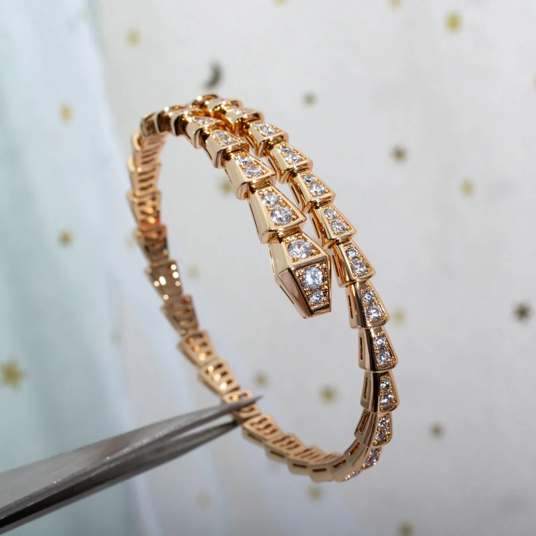 Regalia jewelrySERPENTI BRACELET 6.8MM PINK GOLD DIAMOND