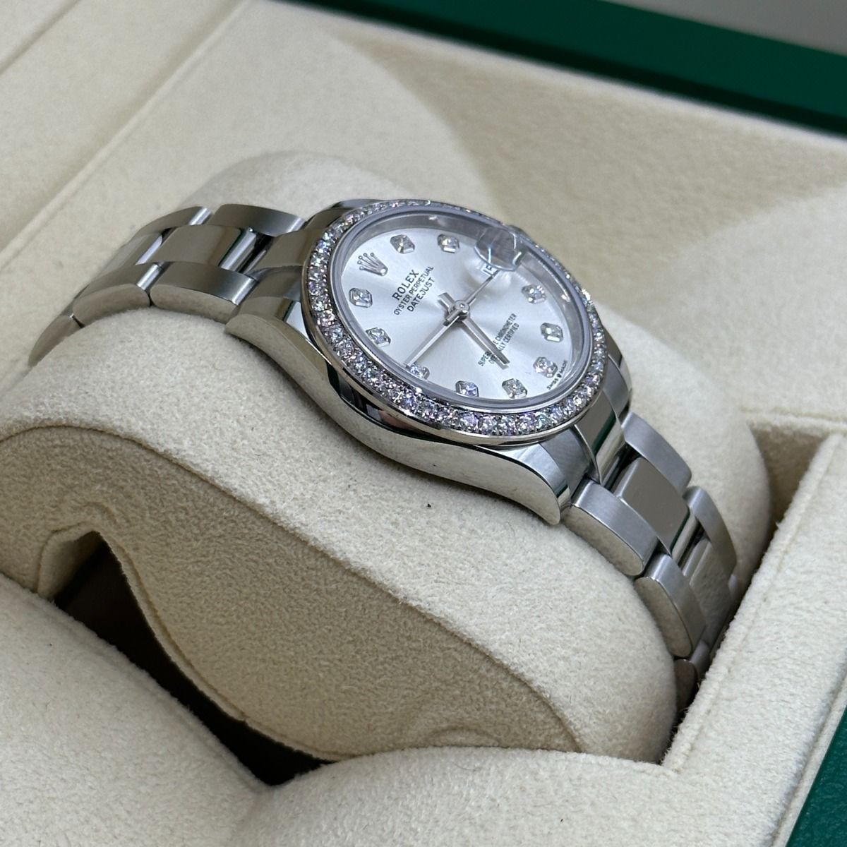 【Super Clone】ROLEX Datejust m278384RBR-0033/0034 Silver 31mm Dial Oyster Watch