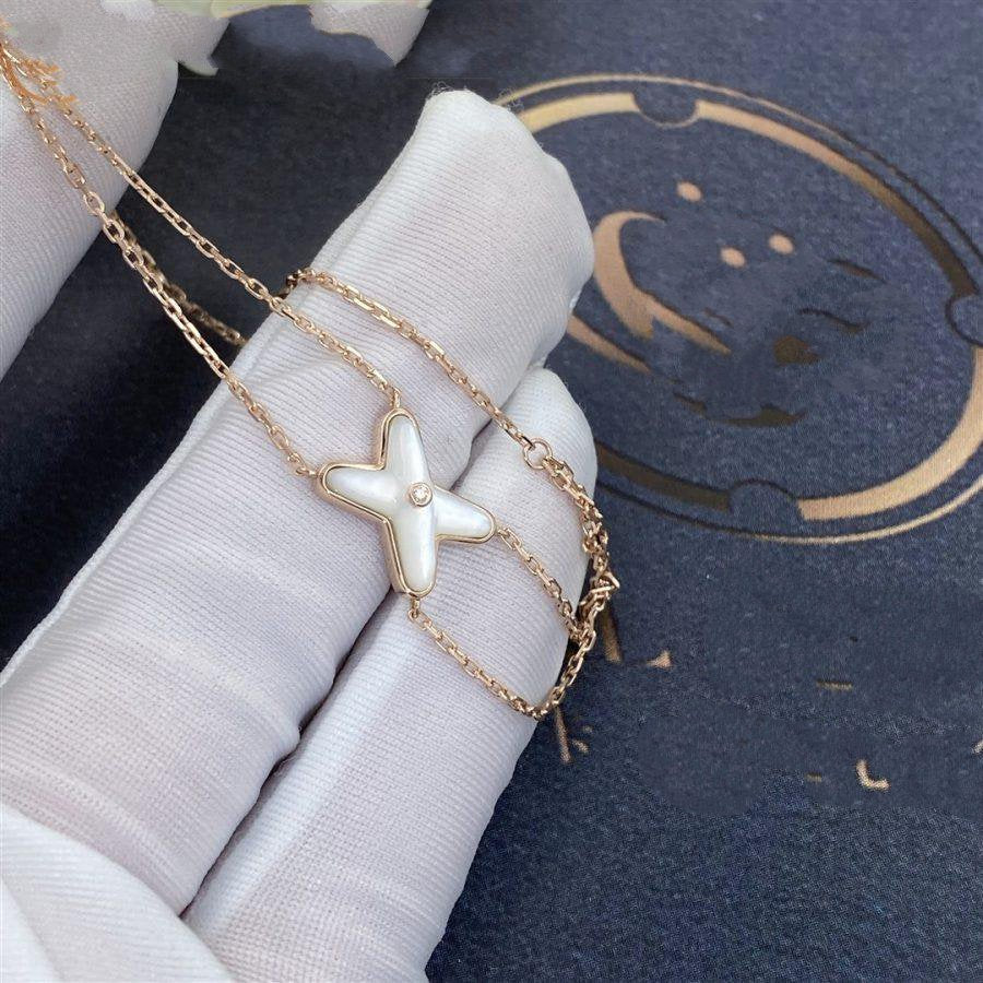 Regalia jewelryJEUX BRACELET WHITE MOP PINK GOLD 1 DIAMOND