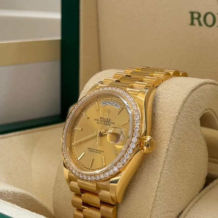 【Super Clone】ROLEX   Day-Date M128348RBR-0026 36mm