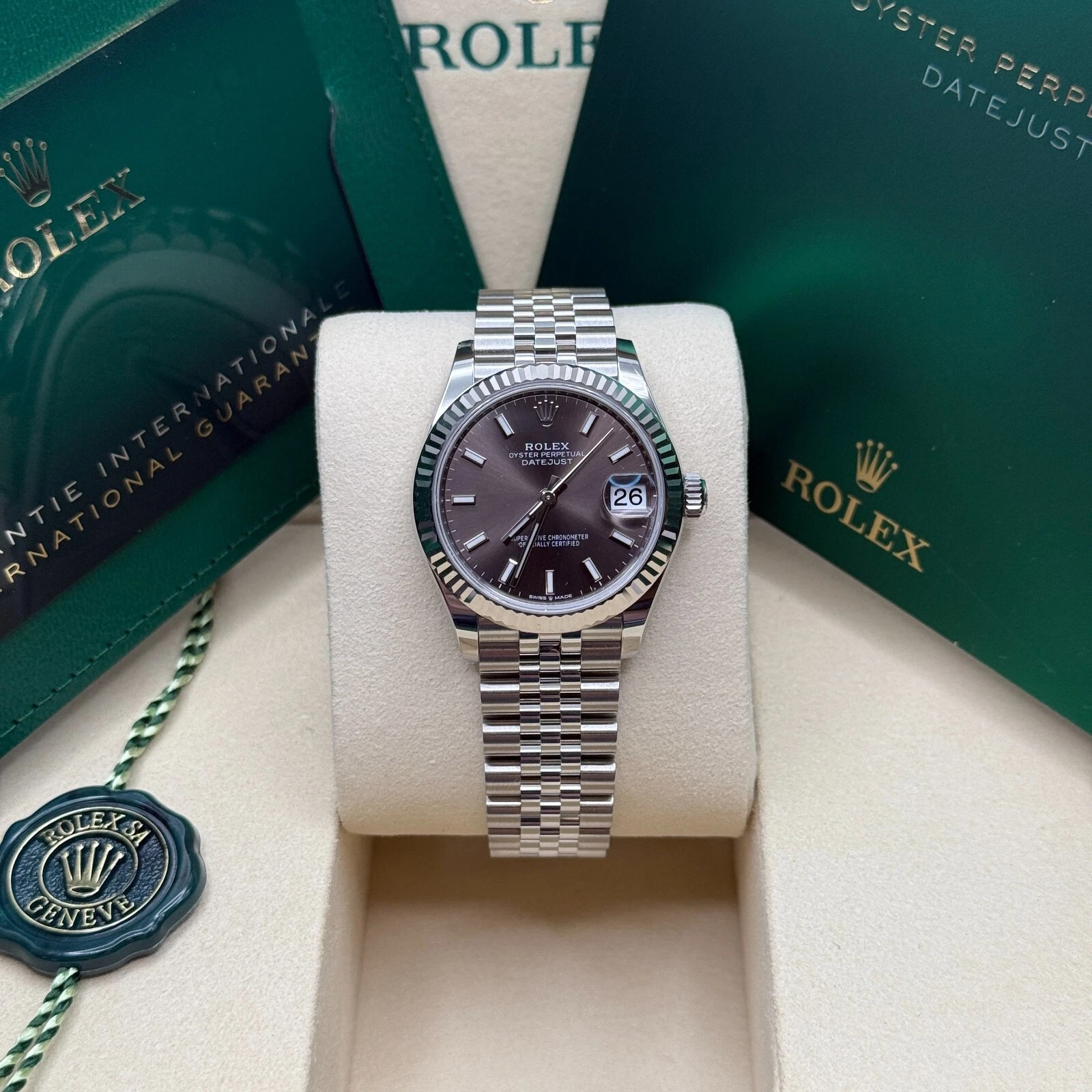 【Super Clone】ROLEX Datejust m278274-0015/0016 Dark Grey Dial 31mm Oyster Bracelet