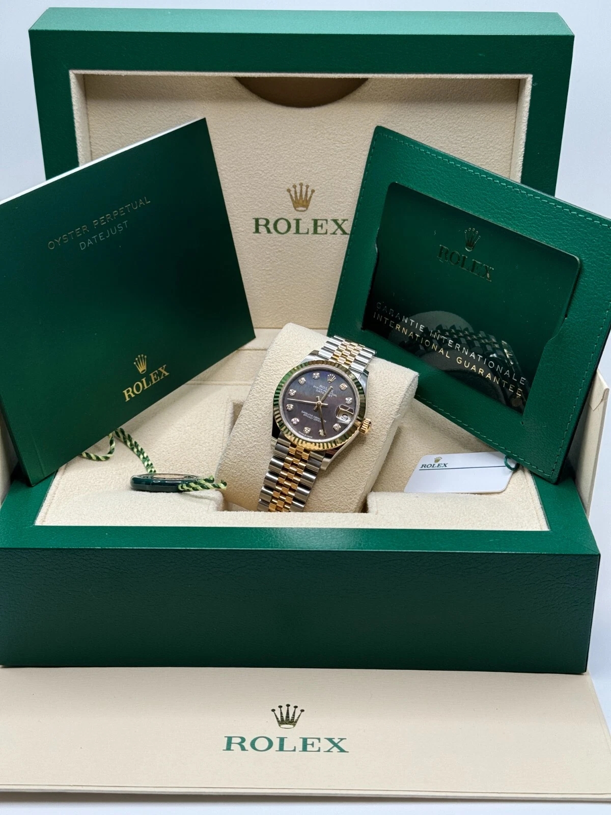 【Super Clone】ROLEX Datejust m278273-0021/0022 31mm Dark Grey Dial Stainless Steel and Yellow Gold Oyster Watch