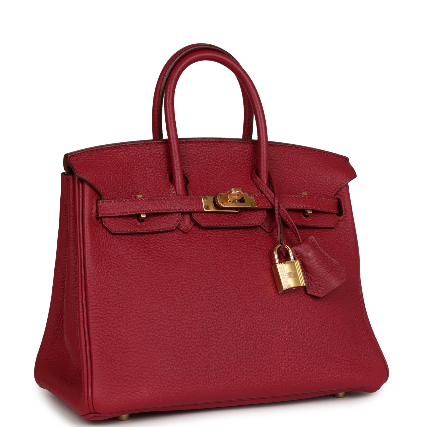 Hermès Birkin 25 Rubis Togo Gold Hardware