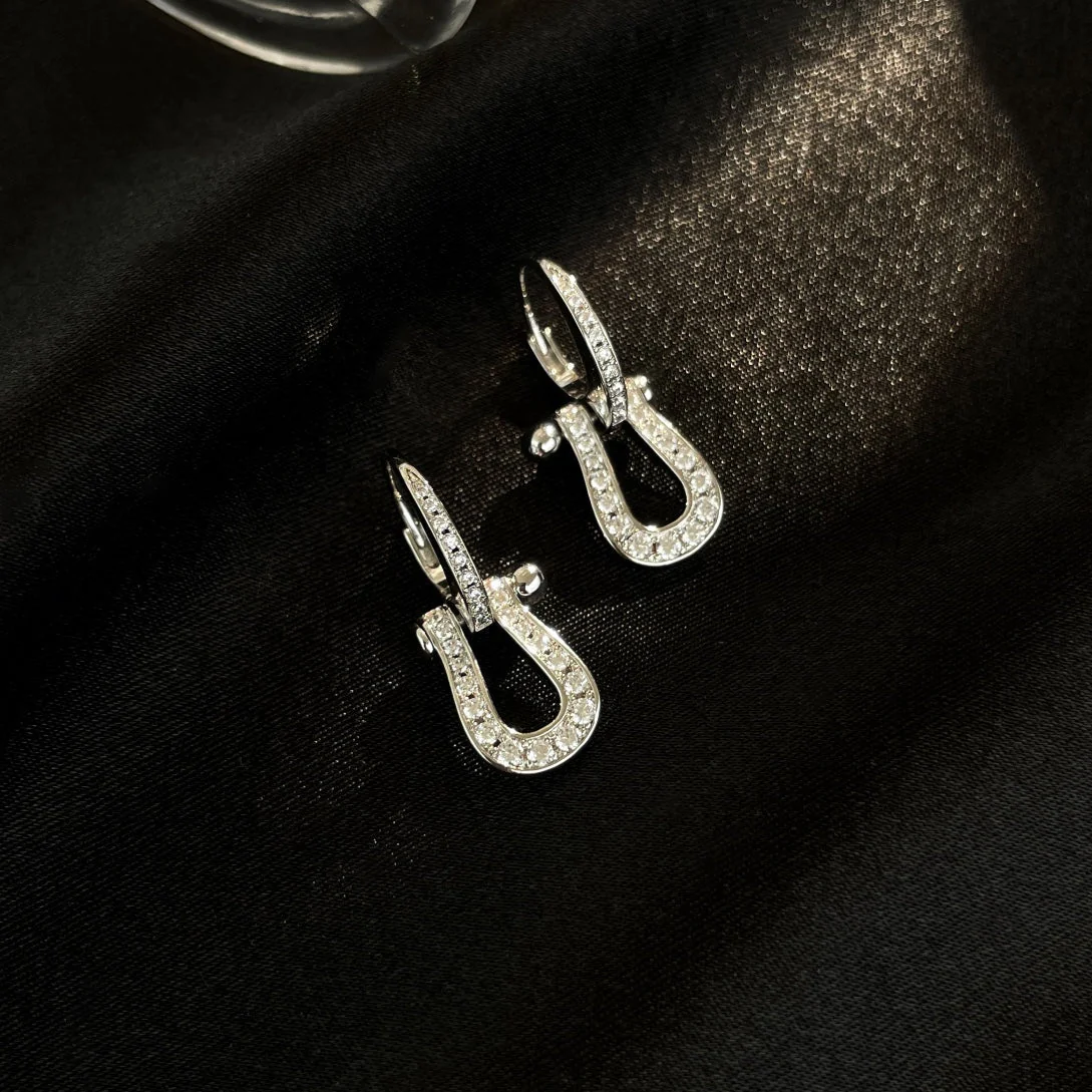 Regalia jewelryFORCE 10 FULL DIAMOND DROP EARRINGS MEDIUM MODEL