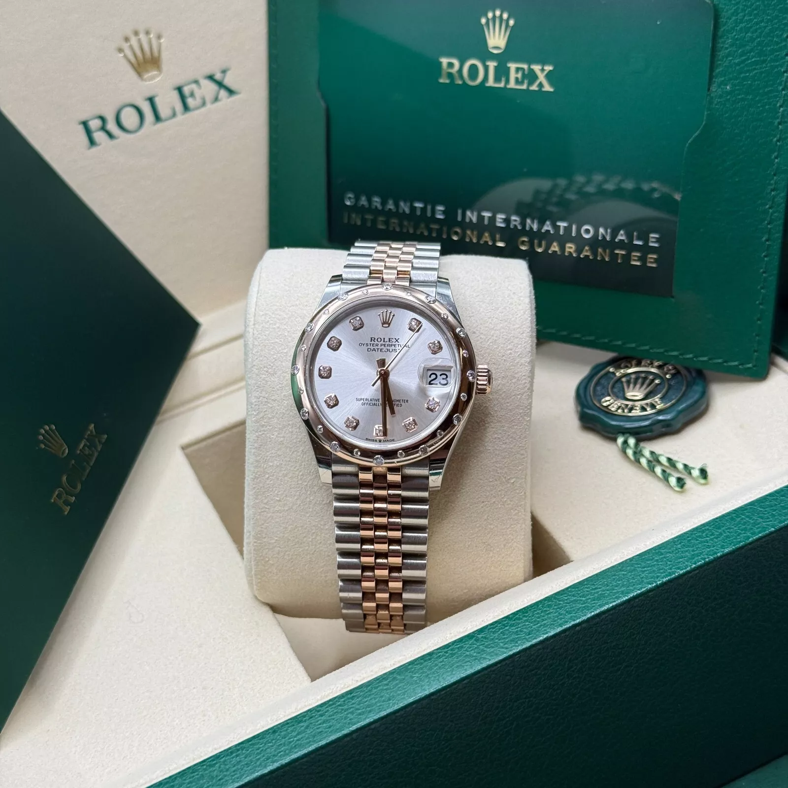 【Super Clone】ROLEX Datejust m278341-0015/0016 Silver Dial 31mm Oyster Bracelet