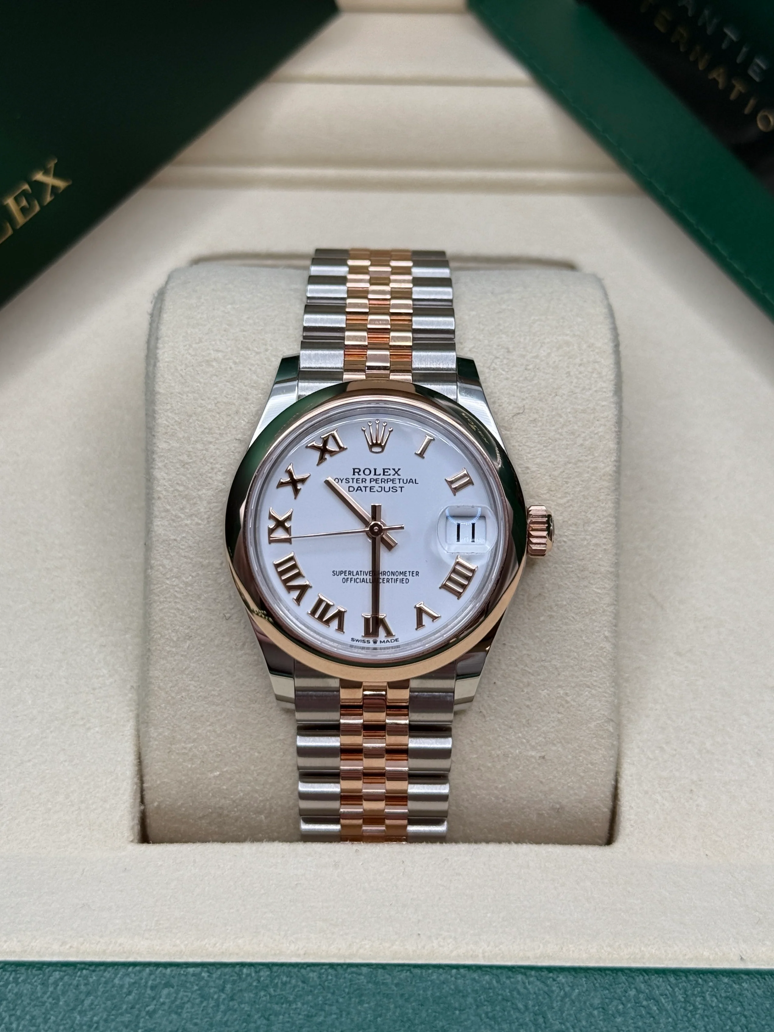 【Super Clone】ROLEX Datejust m278241-0001/0002 White 31mm Dial Oyster Bracelet Watch