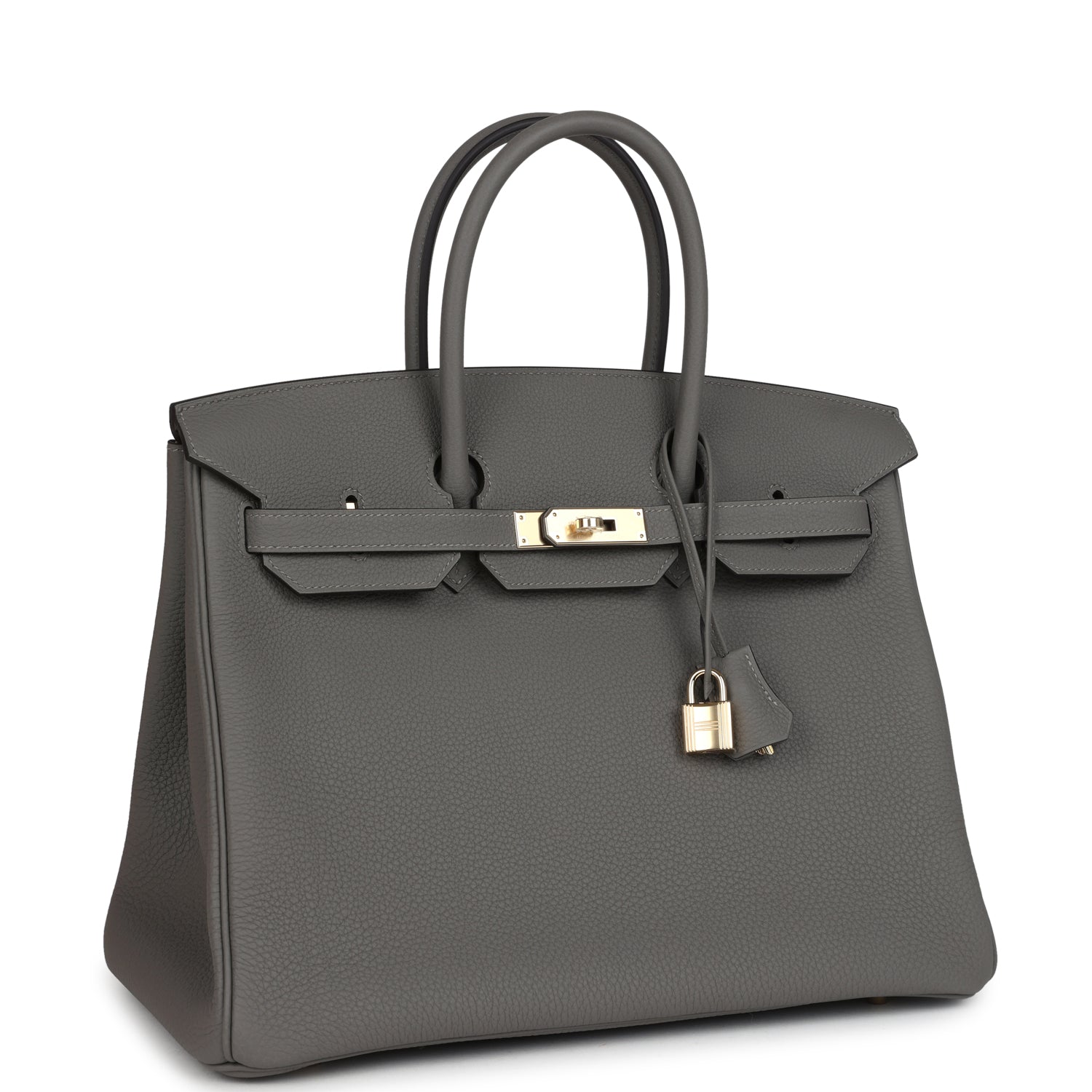 Hermès Birkin 35 Gris Meyer Togo Permabrass Hardware