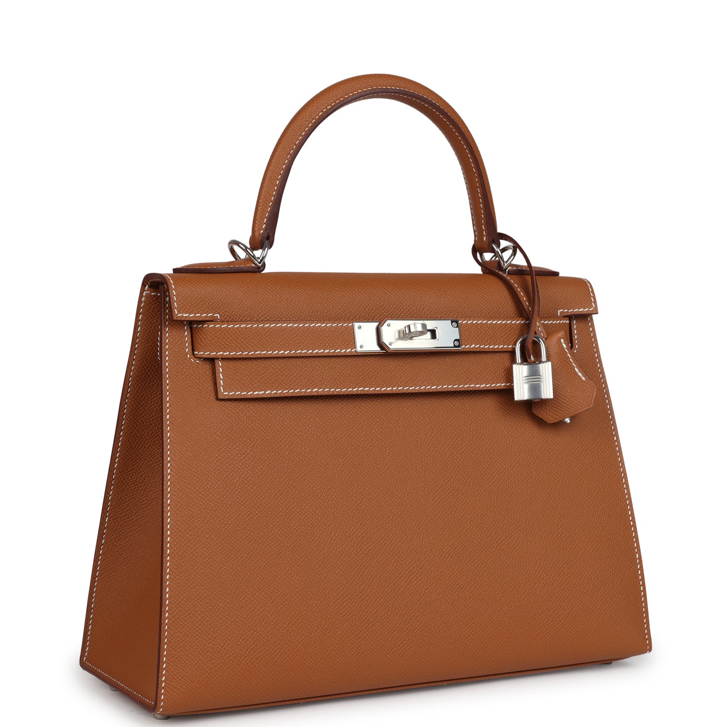 Hermès Kelly Sellier 28 Gold Epsom Palladium Hardware
