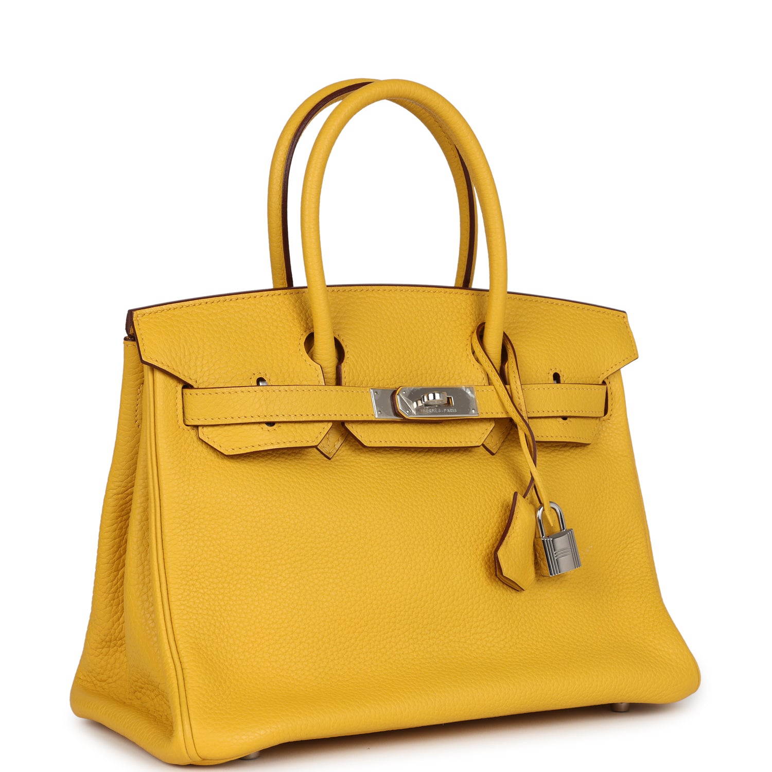 Hermès Birkin 30 Soleil Clemence Palladium Hardware