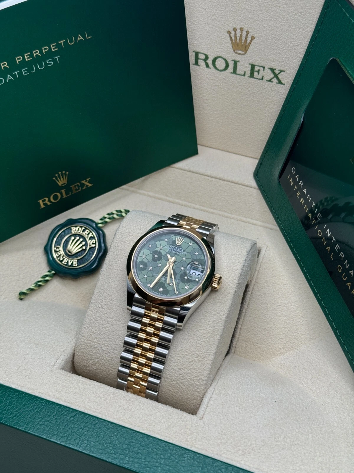 【Super Clone】ROLEX Datejust m278243-0031/0032 31mm Green Dial watch