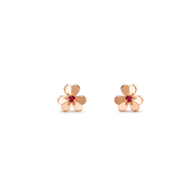 Regalia jewelryFRIVOLE  FLOWER PINK EARRINGS