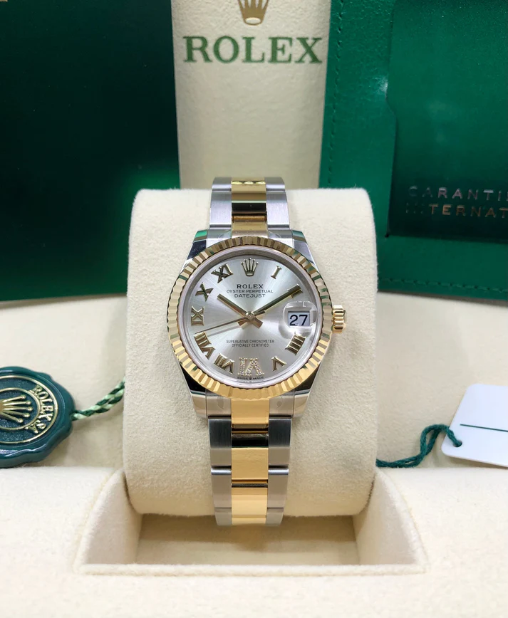 【Super Clone】ROLEX Datejust m278273-0003/0004 31mm Silver Dial Stainless Steel and Yellow Gold Oyster Watch