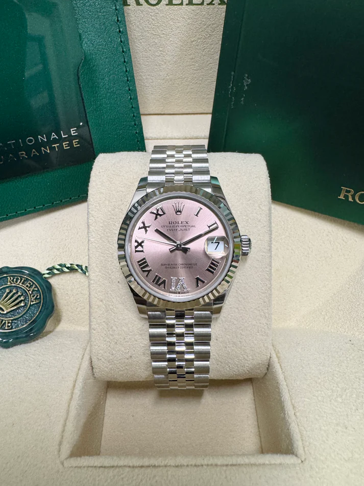 【Super Clone】ROLEX Datejust m278274-0023/0024 Pink 31mm Dial Oyster Watch