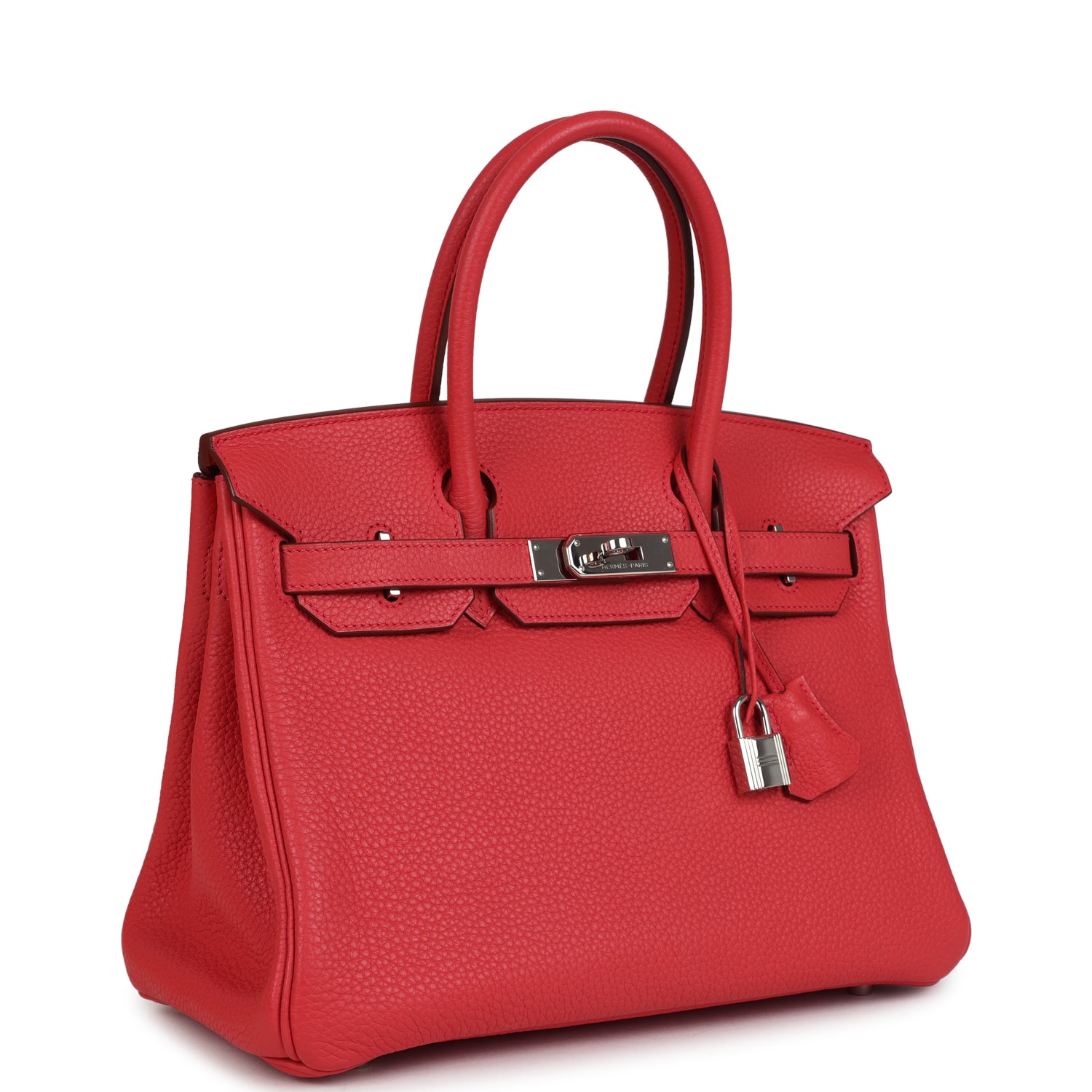 Hermès Birkin 30 Bougainvillea Clemence Palladium Hardware