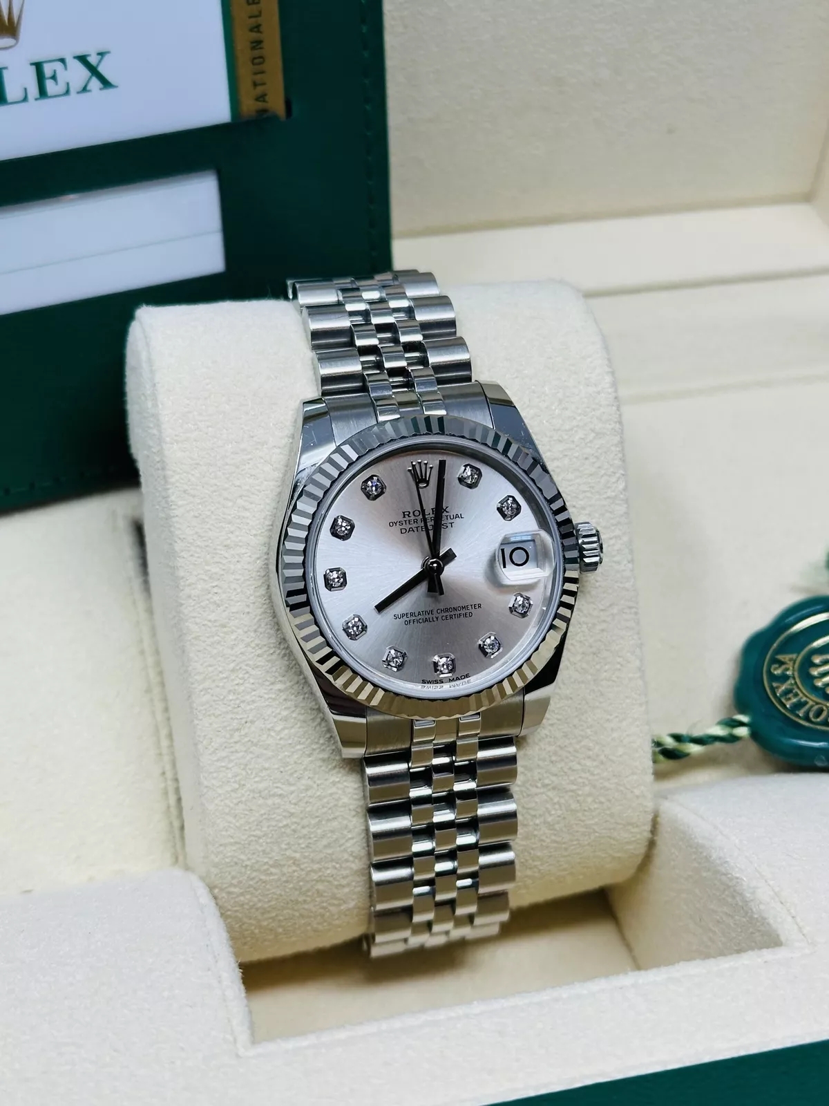 【Super Clone】ROLEX Datejust m278274-0029/0030 Silver 31mm Dial Oyster Watch