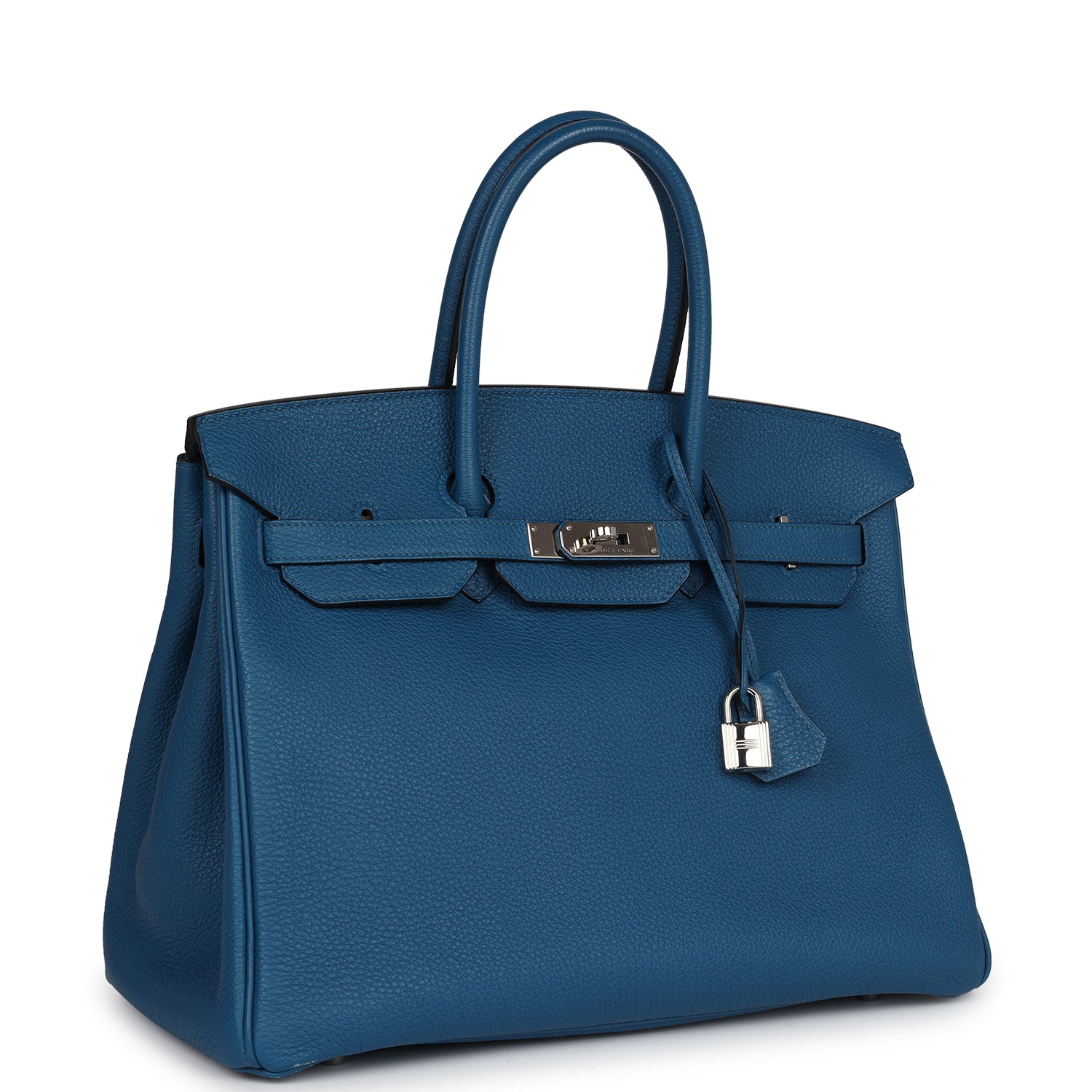 Hermès Birkin 35 Bleu de Galice Togo Palladium Hardware