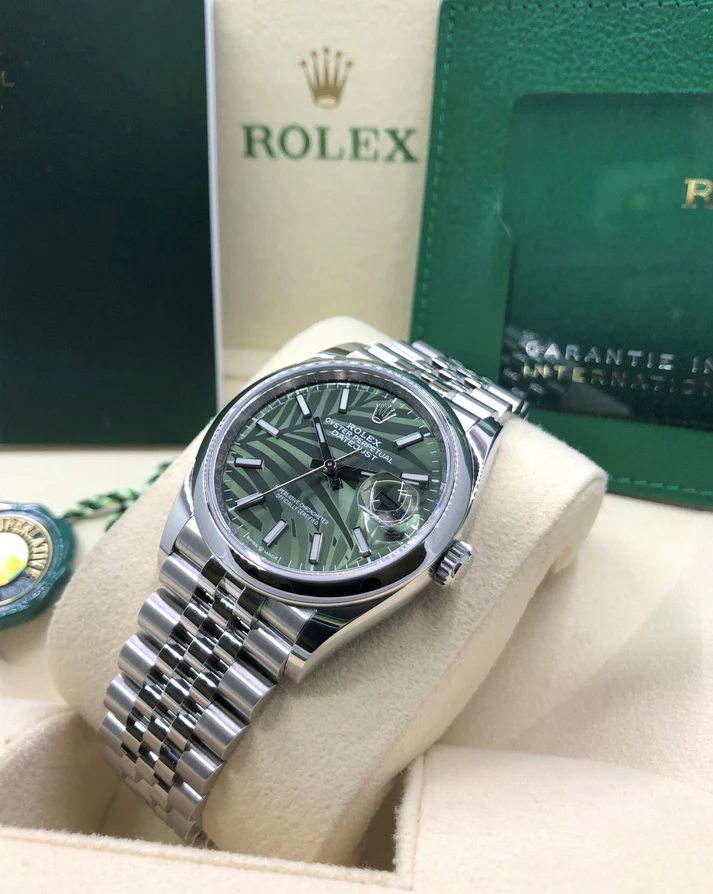 【Super Clone】ROLEX  Datejust 36mm 126200 Green Dial Watch
