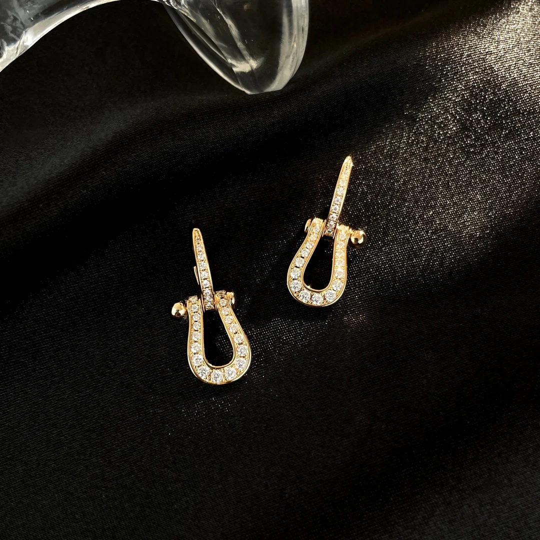 Regalia jewelryFORCE 10 FULL DIAMOND DROP EARRINGS MEDIUM MODEL