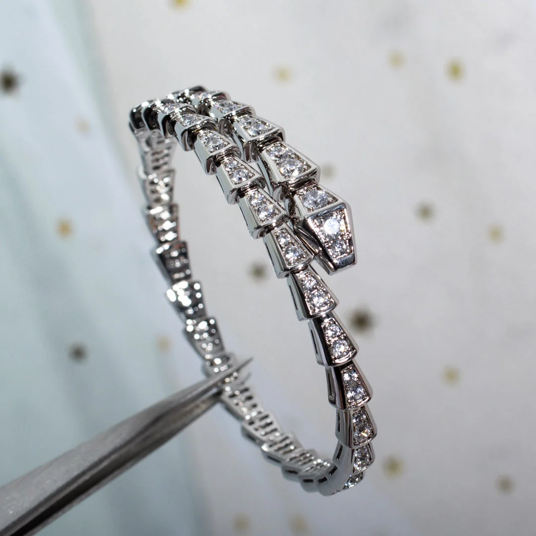 Regalia jewelrySERPENTI BRACELET 6MM SILVER DIAMOND