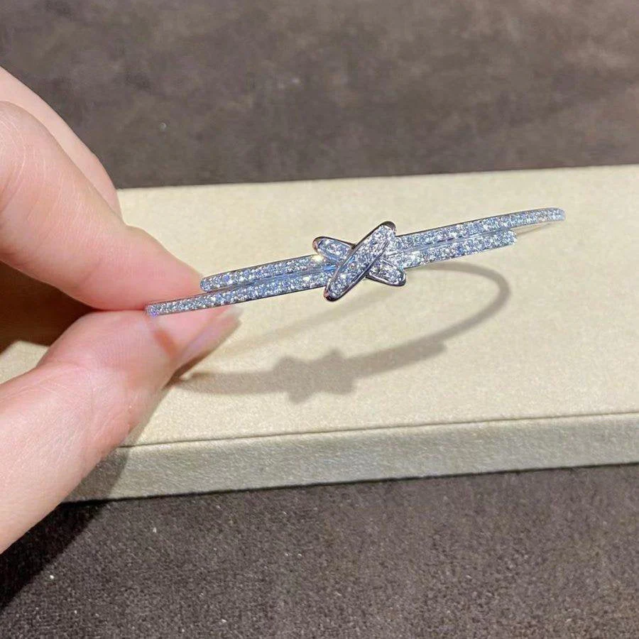 Regalia jewelryJEUX DE BRACELET DIAMONDS SILVER