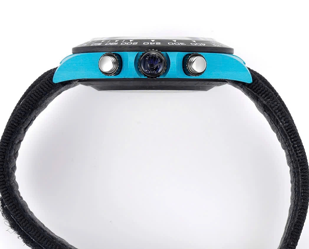 【Super Clone】ROLEX Cosmograph Daytona DIW Carbon Tifany “CELESTE INVERT” 40mm Replica 1:1 – Top Quality Version