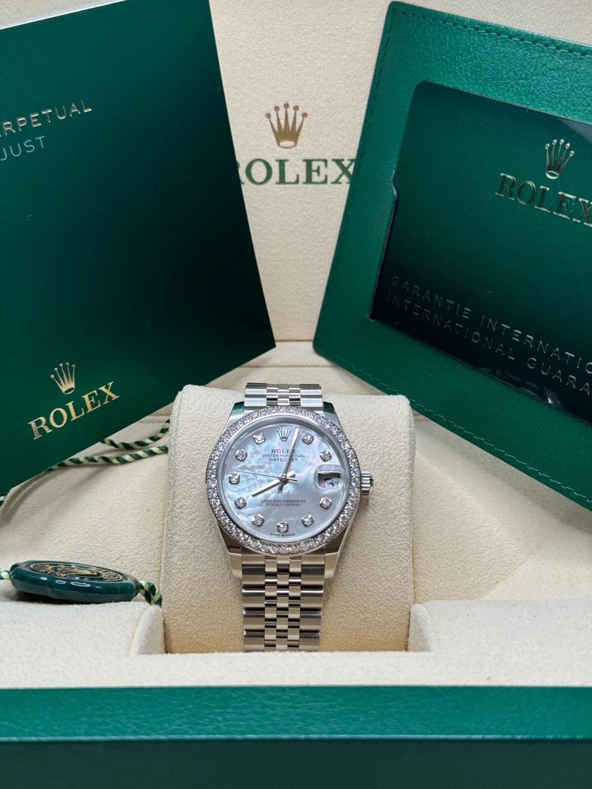 【Super Clone】RLX Datejust m278384RBR-0007/0008 Mother-of-Pearl 31mm Dial Oyster Watch