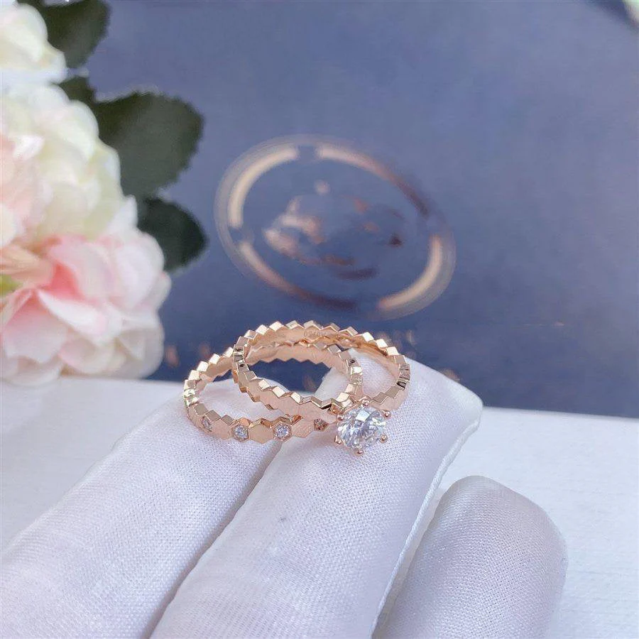 Regalia jewelryBEE LOVE RING PINK GOLD DIAMOND