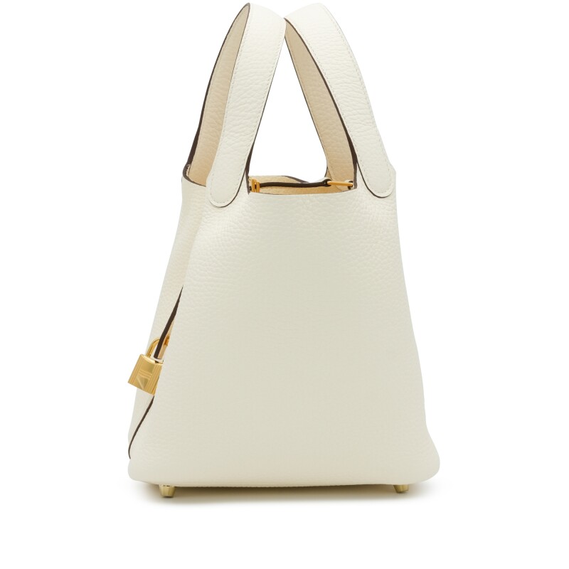 Hermès Nata Clemence Picotin Lock 18 Gold Hardware