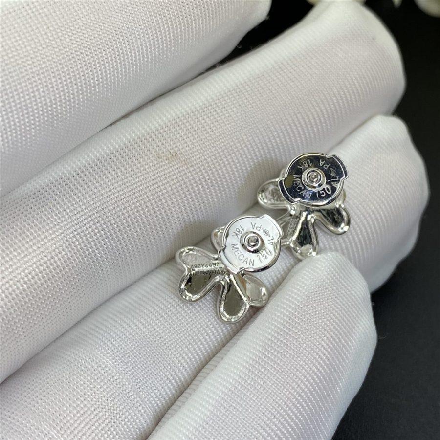 Regalia jewelryFRIVOLE MINI SILVER FLOWER EARRINGS