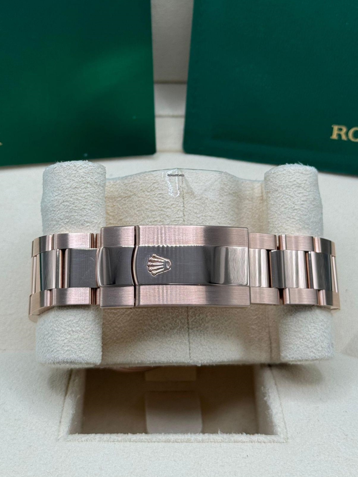 【Super Clone】ROLEX  Sky-Dweller 42mm 336935-0004/0008 Rose Gold Rhodium Dial Oyster