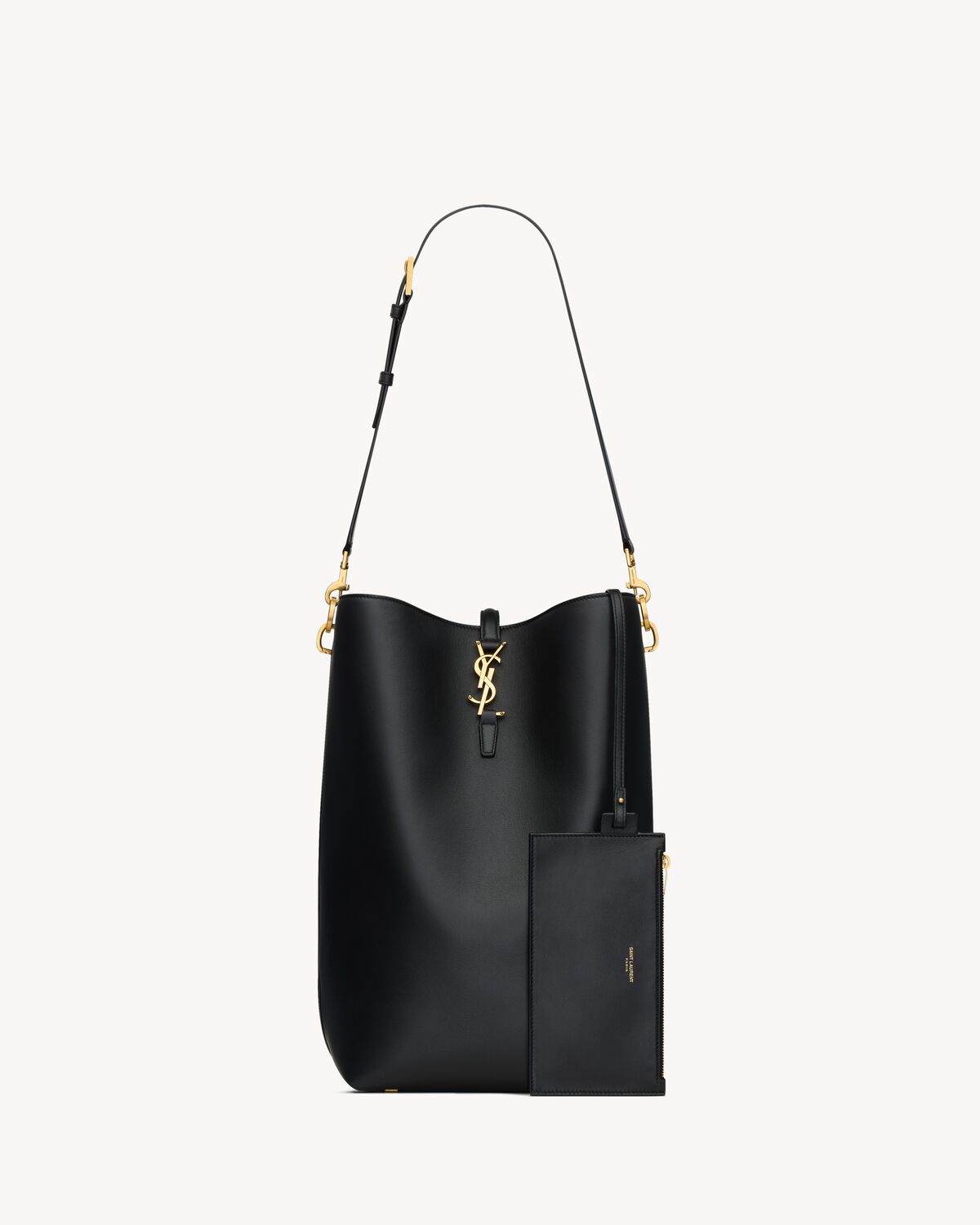 YSL Le 37 Long In Grained Leather