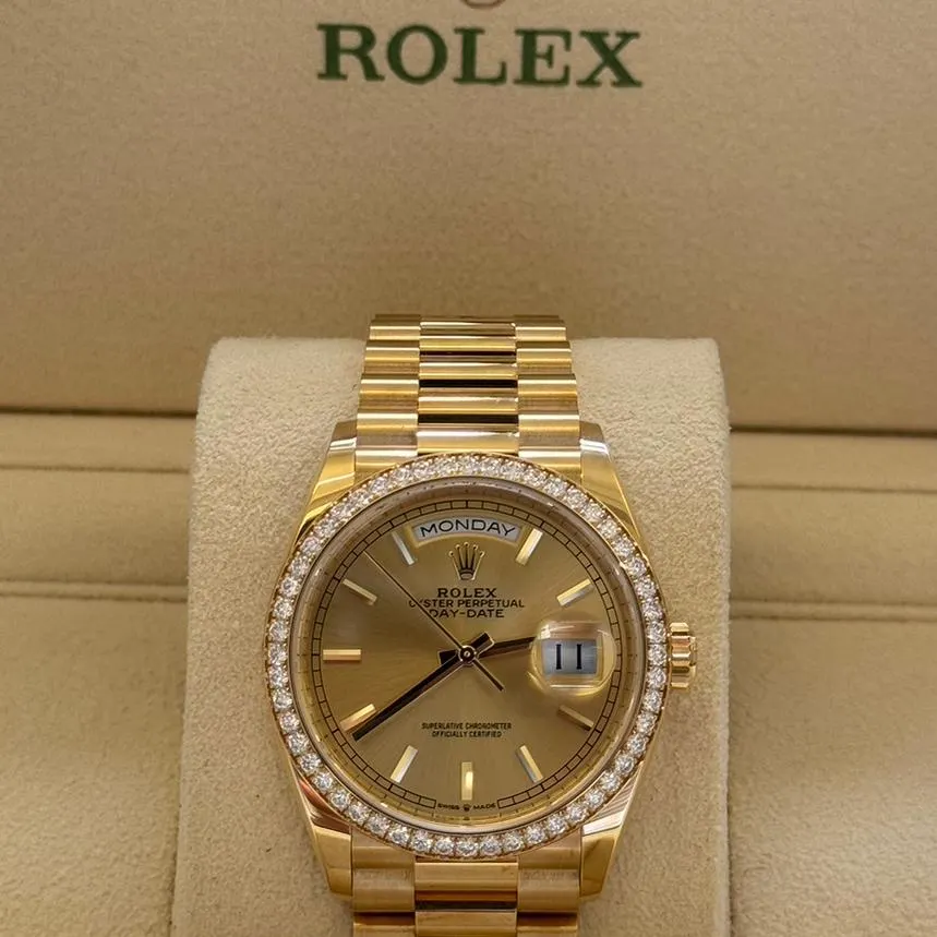 【Super Clone】ROLEX   Day-Date M128348RBR-0026 36mm