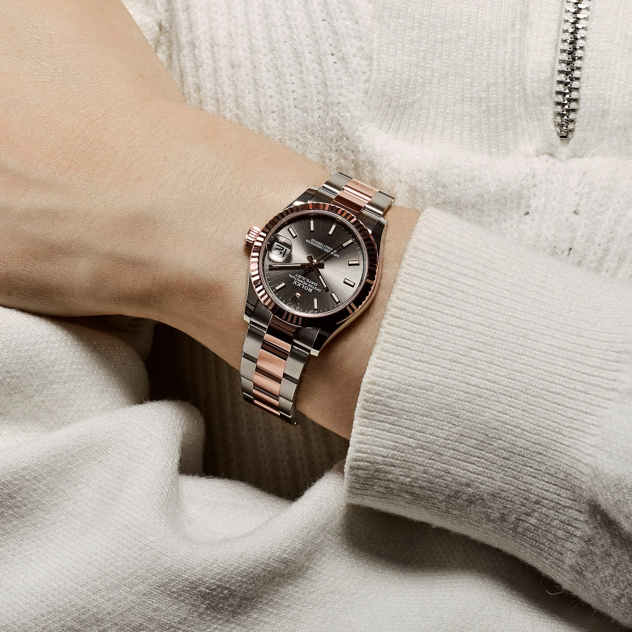 【Super Clone】ROLEX  Datejust 36mm 126201 Slate Dial Oyster Bracelet Watch